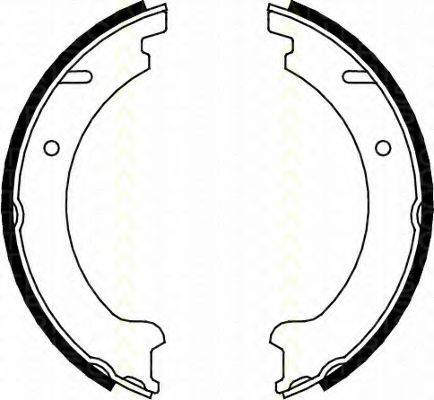 TRISCAN 810027506 Комплект гальмівних колодок, стоянкова гальмівна система