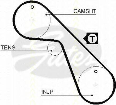 TRISCAN 86455406 Ремінь ГРМ