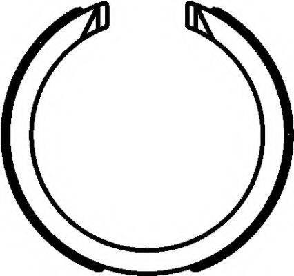 PAGID H1782 Комплект гальмівних колодок, стоянкова гальмівна система