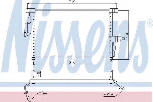 NISSENS 94229 Конденсатор, кондиціонер