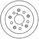 MAPCO 15565 гальмівний диск
