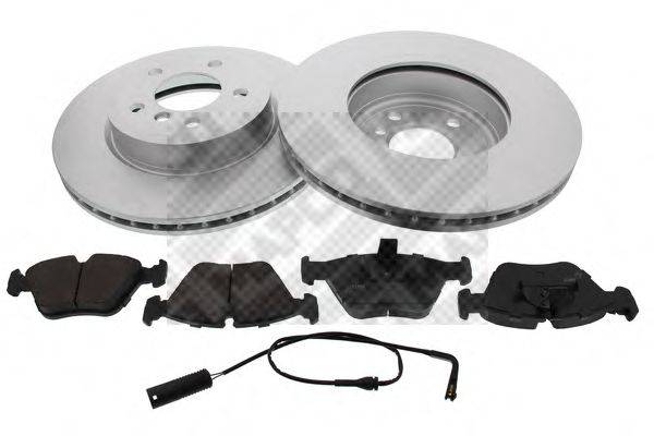 MAPCO 47787HPS Комплект гальм, дисковий гальмівний механізм