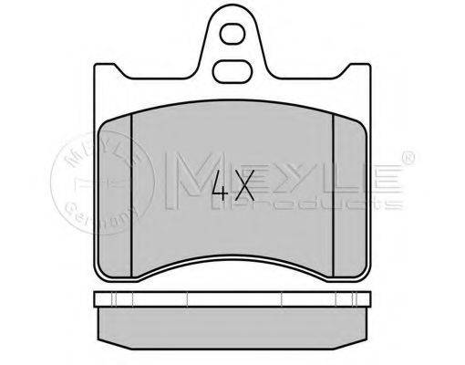 MEYLE 0252038915 Комплект гальмівних колодок, дискове гальмо