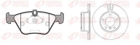REMSA 827000 Комплект гальм, дисковий гальмівний механізм