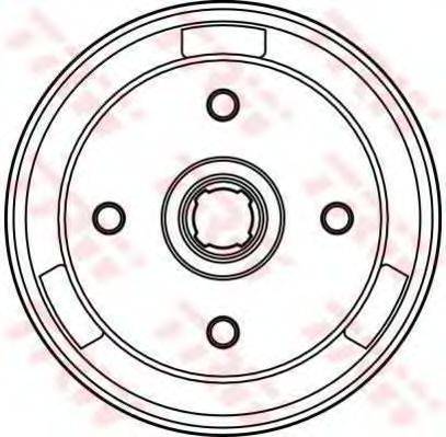 TRW DB4046 Гальмівний барабан