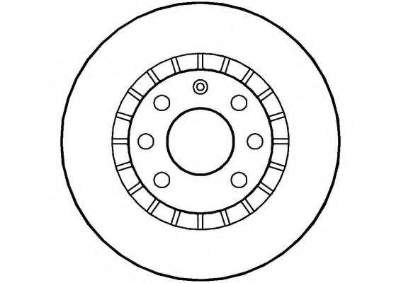 NATIONAL NBD015 гальмівний диск