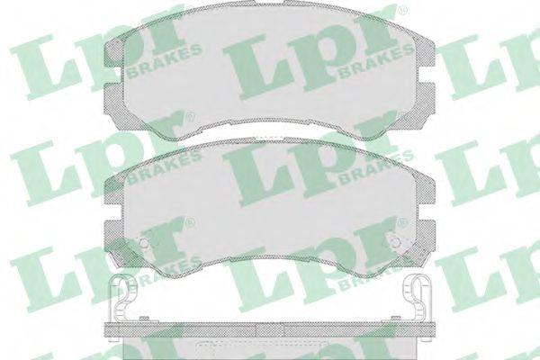 LPR 05P658 Комплект гальмівних колодок, дискове гальмо