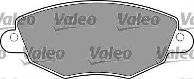 VALEO 597338 Комплект гальмівних колодок, дискове гальмо