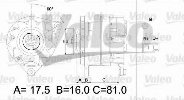 VALEO 436173 Генератор