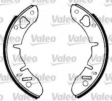 VALEO 553788 Комплект гальмівних колодок