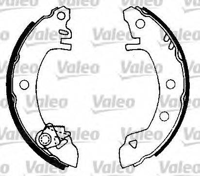 VALEO 562455 Комплект гальмівних колодок