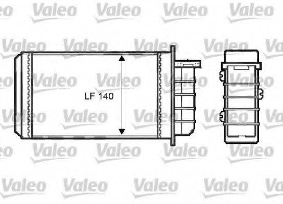 VALEO 812386 Теплообмінник, опалення салону