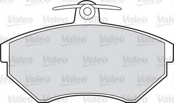 VALEO 598330 Комплект гальмівних колодок, дискове гальмо