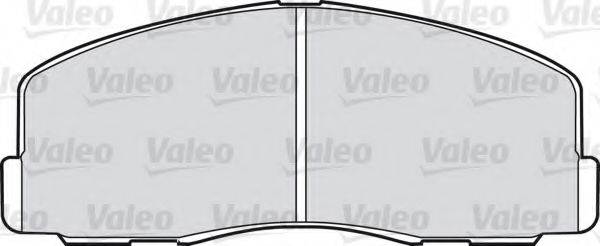 VALEO 598220 Комплект гальмівних колодок, дискове гальмо