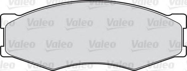 VALEO 598123 Комплект гальмівних колодок, дискове гальмо