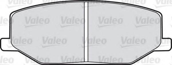 VALEO 551707 Комплект гальмівних колодок, дискове гальмо