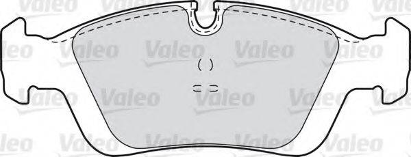 VALEO 598018 Комплект гальмівних колодок, дискове гальмо