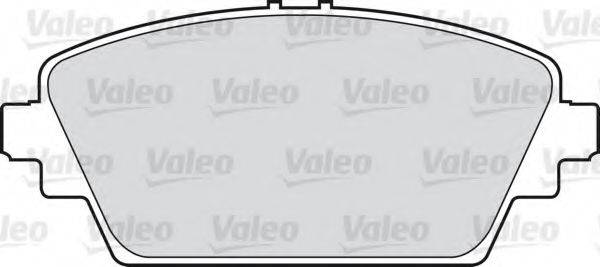 VALEO 598451 Комплект гальмівних колодок, дискове гальмо