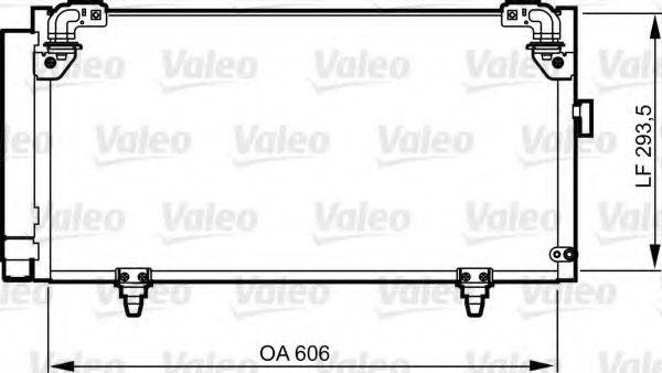 VALEO 814314 Конденсатор, кондиціонер