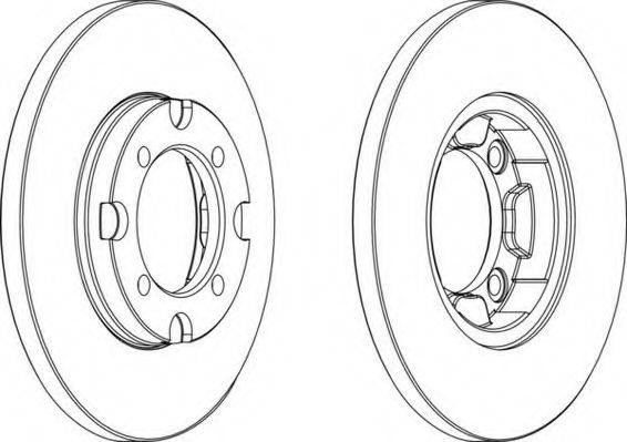 NECTO WN591 гальмівний диск