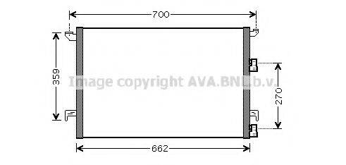 AVA QUALITY COOLING SB5058D Конденсатор, кондиціонер