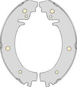 MGA M537 Комплект гальмівних колодок