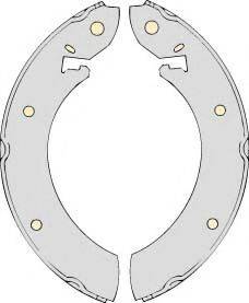 MGA M567 Комплект гальмівних колодок