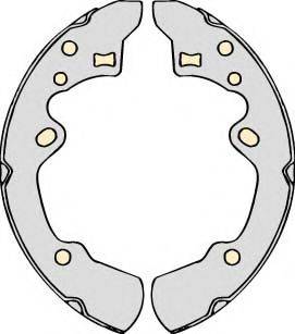 MGA M655 Комплект гальмівних колодок
