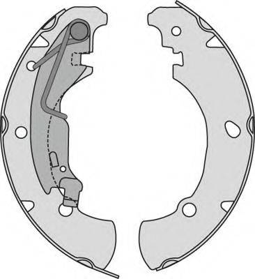 MGA PM822857 Комплект гальм, барабанний гальмівний механізм
