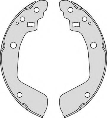 MGA K932984 Комплект гальм, барабанний гальмівний механізм