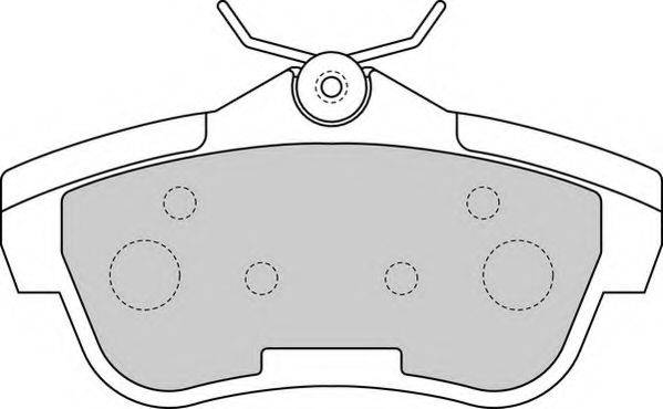 DURON DBP341772 Комплект гальмівних колодок, дискове гальмо