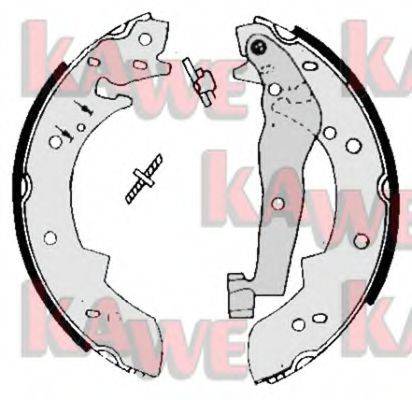 KAWE 04290 Комплект гальмівних колодок