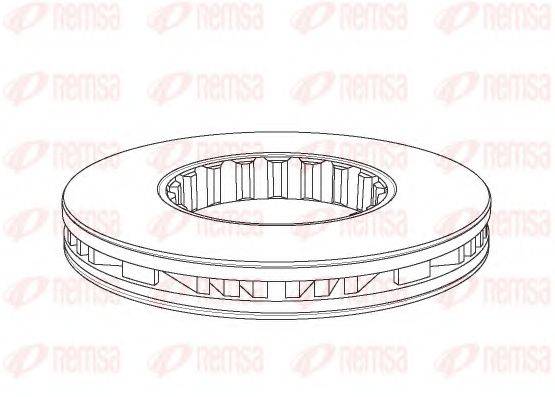 KAWE NCA116120 гальмівний диск