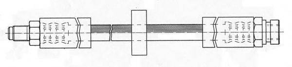 CEF 511093 Гальмівний шланг