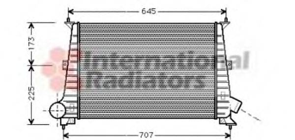 VAN WEZEL 47004047 Інтеркулер