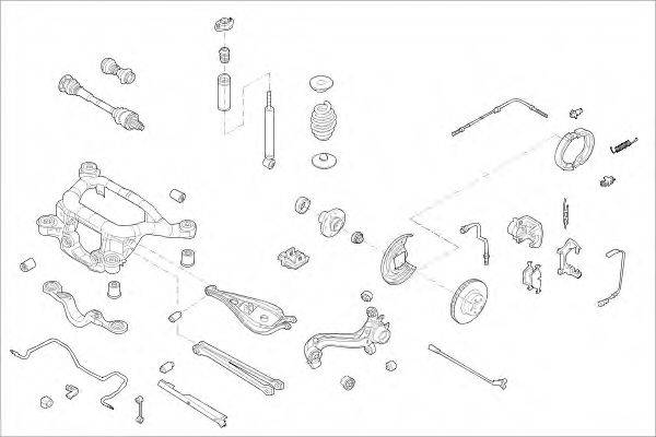 MONROE MO17352HA Підвіска колеса