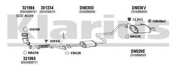 KLARIUS 270485U Система випуску ОГ
