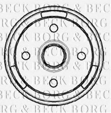 BORG & BECK BBR7019 Гальмівний барабан