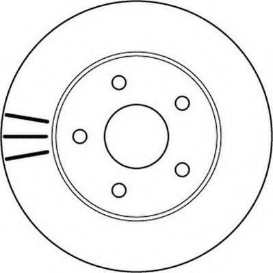JURID 562147JC гальмівний диск