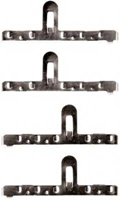 JURID 792126J Комплектуючі, колодки дискового гальма