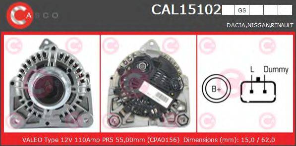 CASCO CAL15102GS Генератор