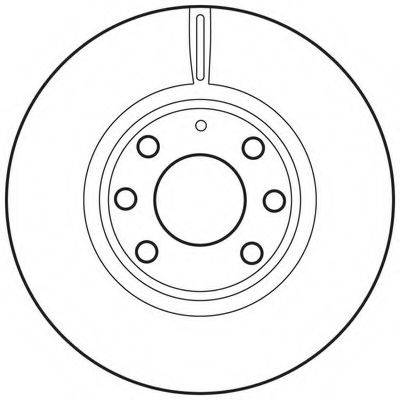 BENDIX 562681BC гальмівний диск