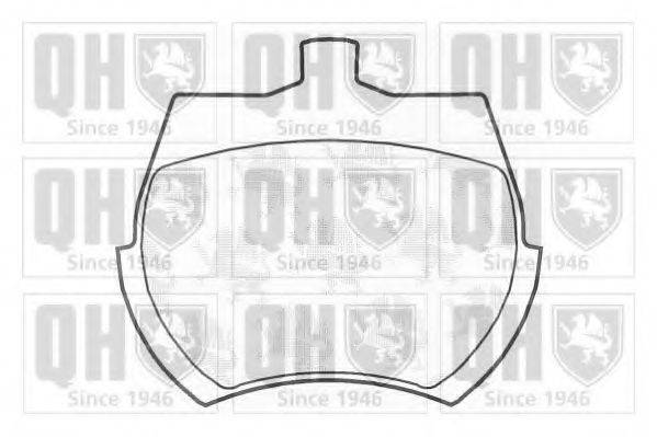 QUINTON HAZELL BP115 Комплект гальмівних колодок, дискове гальмо
