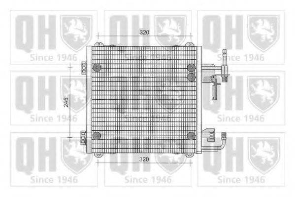 QUINTON HAZELL QCN26 Конденсатор, кондиціонер