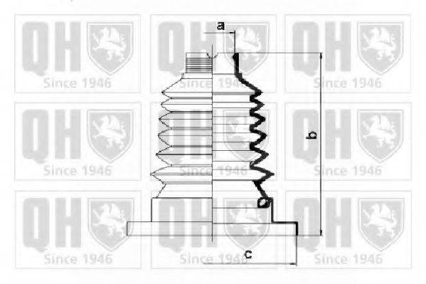 QUINTON HAZELL QJB2786 Комплект пильника, приводний вал