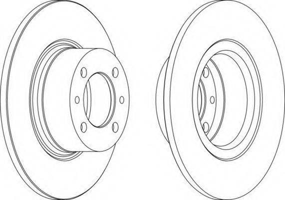 FERODO DDF0351 гальмівний диск
