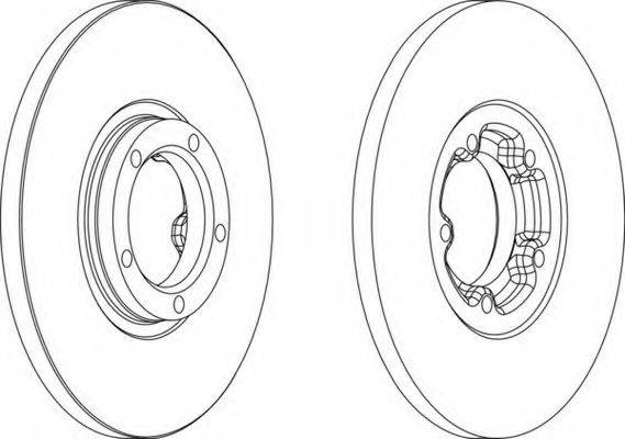 FERODO DDF1381 гальмівний диск