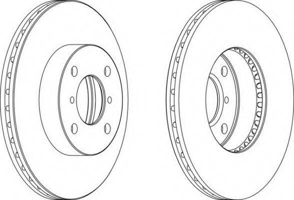 FERODO DDF13961 гальмівний диск