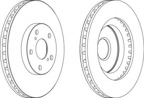 FERODO DDF16461 гальмівний диск