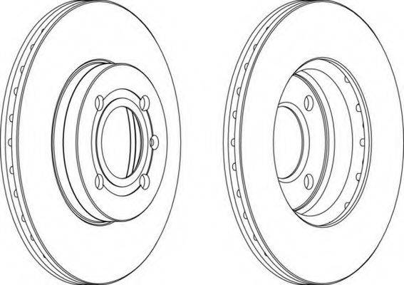 FERODO DDF2071 гальмівний диск